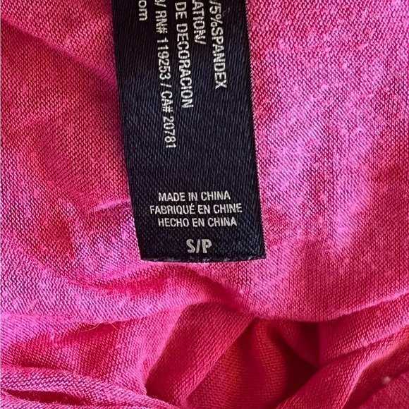 Tommy Hilfiger Women’s Pink Graphic Tee Crewneck Semi Sheer Pullover Classic Y2k - Picture 7 of 10